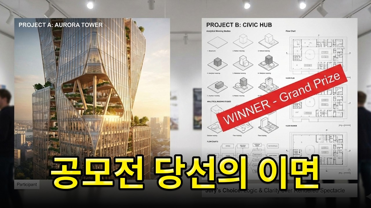 당선되는 건축 작품은 따로있다?