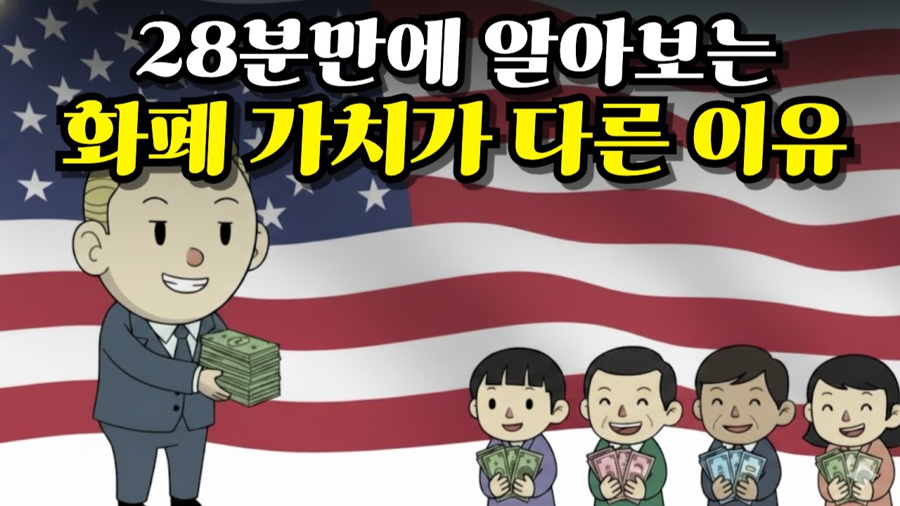 왜 나라마다 돈의 가치가 전부 다를까? (28분만에 배우는 환율의 모든 것)